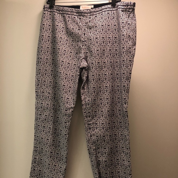 Tory Burch Heidi Jacquard Pants Size 12 - Picture 2 of 5